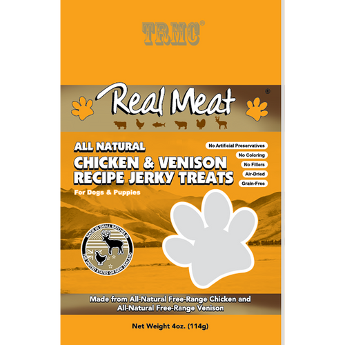 The Real Meat Company Chicken Venison Treats (4 oz)