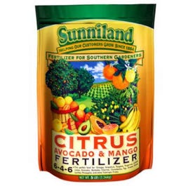 Citrus, Mango & Avocado Fertilizer, 6-4-6, 5-Lb.