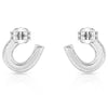 Montana Silversmiths Crystal Clear Stuck on Luck Post Earrings