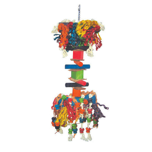 A & E Cage Large Hairy Monster Bird Toy