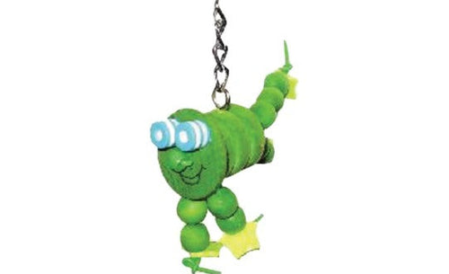 A&E Cages Happy Beaks Wooden Prawn Bird Toy
