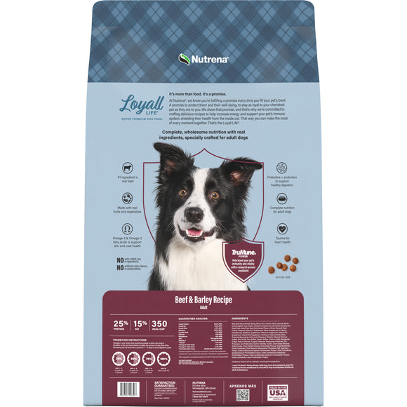 Nutrena® Loyall Life® Beef & Barley Recipe Adult Dog Food