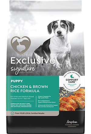 Exclusive Pet Food Exclusive Signature Puppy Chicken & Brown Rice Formula