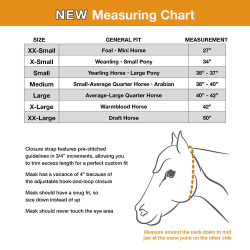 Cashel Crusader Fly Mask Long Nose and Standard Ears