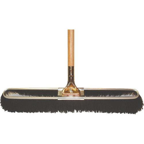 Bruske 23 In. W. x 65 In. L. Wood Handle Medium Sweep Push Broom