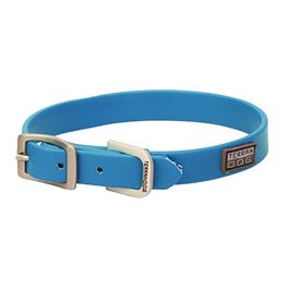 Brahma Webb Dog Collar, Blue, 3/4 x 17-In.