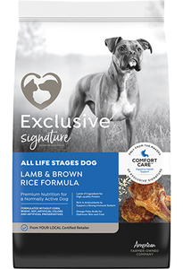 Exclusive® Signature® All Life Stages Lamb & Brown Rice Formula Dog Food
