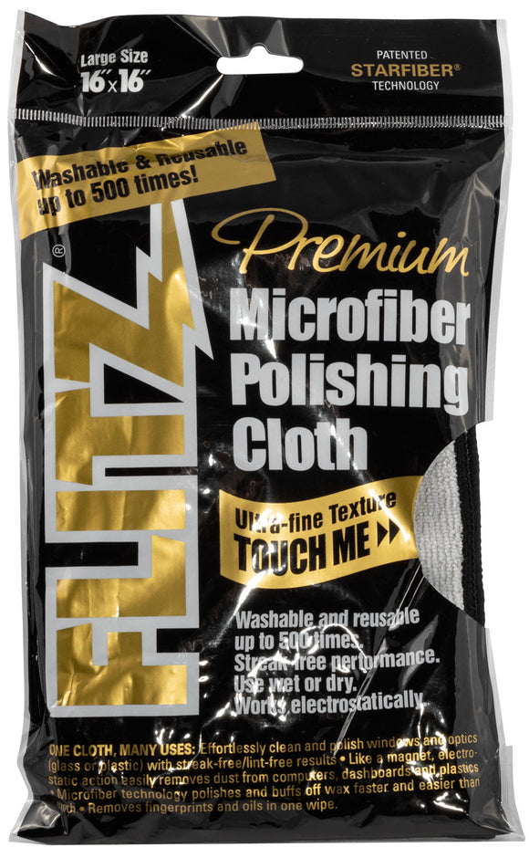 Flitz MC200 Polishing Cloth  Microfiber 16