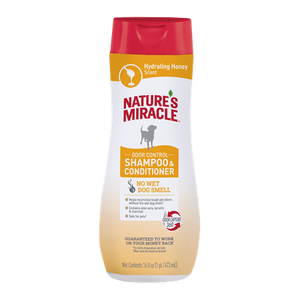Nature's Miracle Odor Control Shampoo & Conditioner Hydrating Honey Scent
