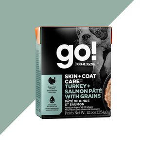GO! Skin + Coat Care Turkey + Salmon Pâté with Grains