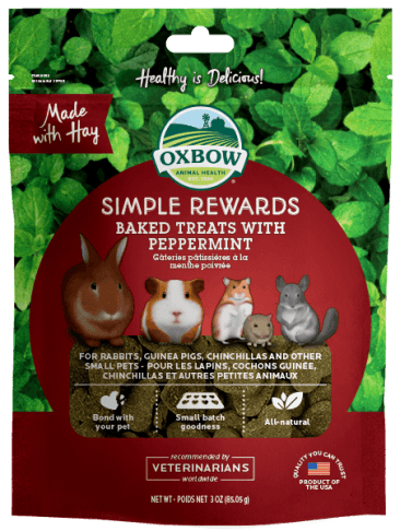 Oxbow Animal Health Simple Rewards Baked Treats with Peppermint