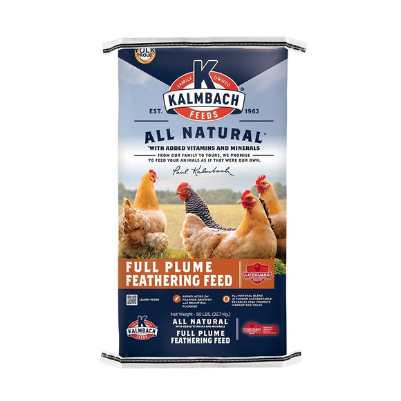 Kalmbach Full Plume Feathering Poultry Feed (Pellet) (50 LB)
