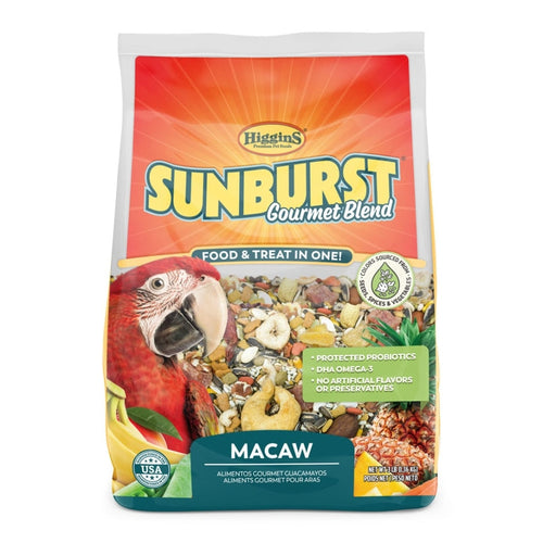 Higgins Sunburst Gourmet Blend Macaw