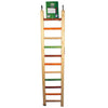 HAPPY BEAKS WOODEN HANGING LADDER